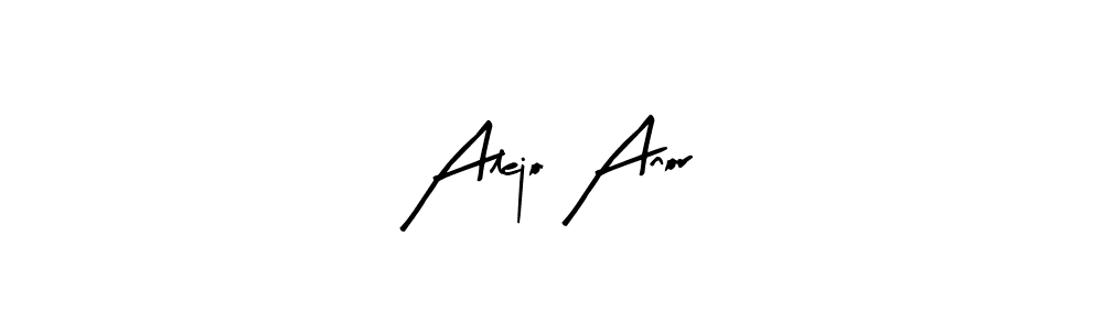 How to make Alejo Anor name signature. Use Arty Signature style for creating short signs online. This is the latest handwritten sign. Alejo Anor signature style 8 images and pictures png