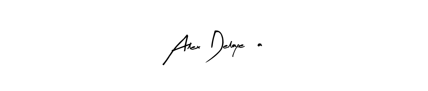 Create a beautiful signature design for name Alex Delapeña. With this signature (Arty Signature) fonts, you can make a handwritten signature for free. Alex Delapeña signature style 8 images and pictures png