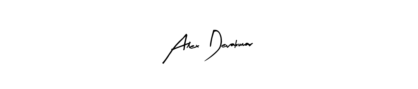 Arty Signature is a professional signature style that is perfect for those who want to add a touch of class to their signature. It is also a great choice for those who want to make their signature more unique. Get Alex Devakumar name to fancy signature for free. Alex Devakumar signature style 8 images and pictures png