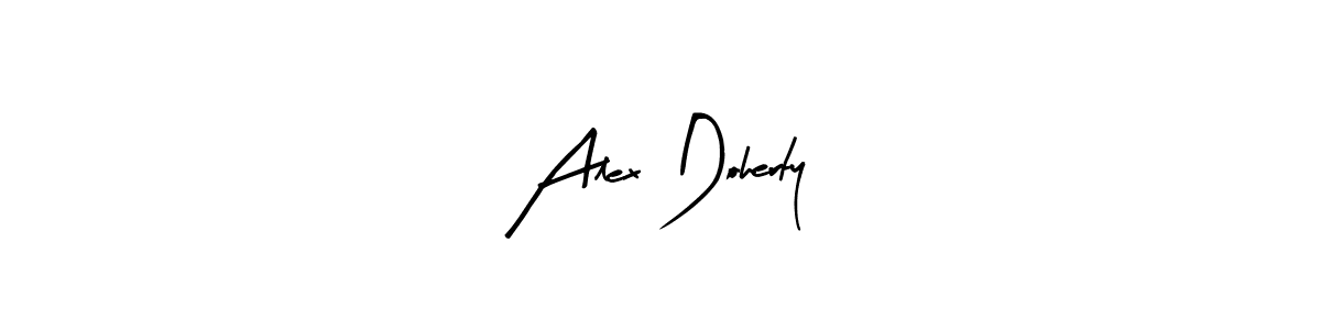 Alex Doherty stylish signature style. Best Handwritten Sign (Arty Signature) for my name. Handwritten Signature Collection Ideas for my name Alex Doherty. Alex Doherty signature style 8 images and pictures png