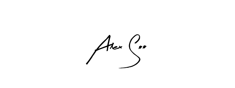 How to make Alex Soo name signature. Use Arty Signature style for creating short signs online. This is the latest handwritten sign. Alex Soo signature style 8 images and pictures png