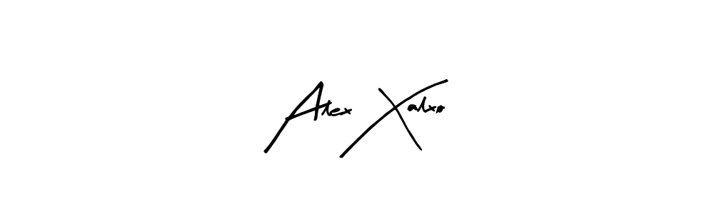 Similarly Arty Signature is the best handwritten signature design. Signature creator online .You can use it as an online autograph creator for name Alex Xalxo. Alex Xalxo signature style 8 images and pictures png