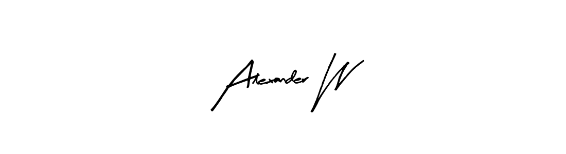 Best and Professional Signature Style for Alexander W. Arty Signature Best Signature Style Collection. Alexander W signature style 8 images and pictures png