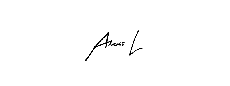 if you are searching for the best signature style for your name Alexis L. so please give up your signature search. here we have designed multiple signature styles  using Arty Signature. Alexis L signature style 8 images and pictures png