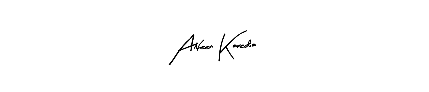 Create a beautiful signature design for name Alfeen Karedia. With this signature (Arty Signature) fonts, you can make a handwritten signature for free. Alfeen Karedia signature style 8 images and pictures png