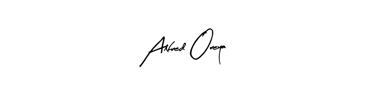 Also we have Alfred Oreya name is the best signature style. Create professional handwritten signature collection using Arty Signature autograph style. Alfred Oreya signature style 8 images and pictures png