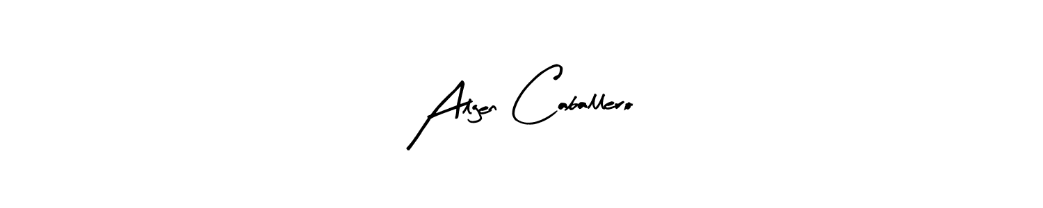 Algen Caballero stylish signature style. Best Handwritten Sign (Arty Signature) for my name. Handwritten Signature Collection Ideas for my name Algen Caballero. Algen Caballero signature style 8 images and pictures png