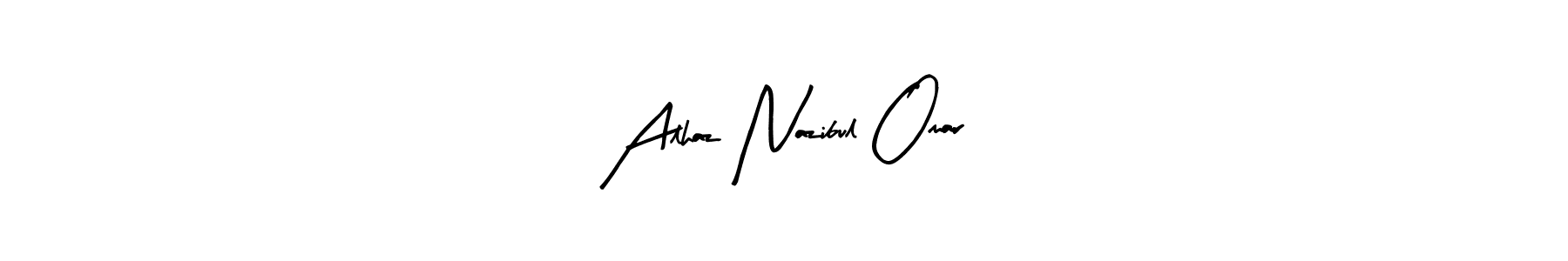 Alhaz Nazibul Omar stylish signature style. Best Handwritten Sign (Arty Signature) for my name. Handwritten Signature Collection Ideas for my name Alhaz Nazibul Omar. Alhaz Nazibul Omar signature style 8 images and pictures png