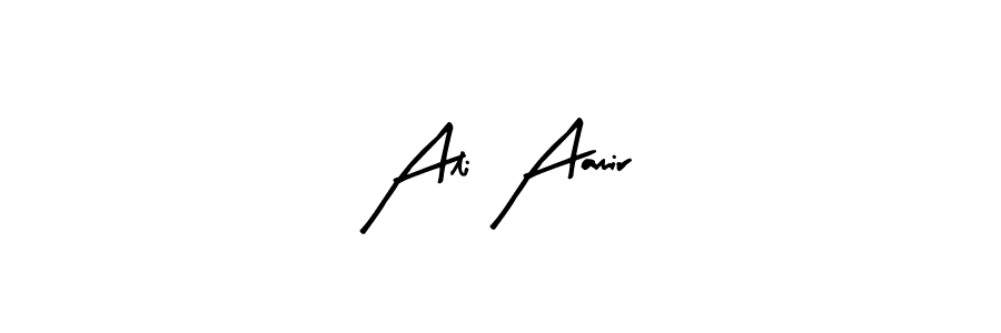 Create a beautiful signature design for name Ali Aamir. With this signature (Arty Signature) fonts, you can make a handwritten signature for free. Ali Aamir signature style 8 images and pictures png