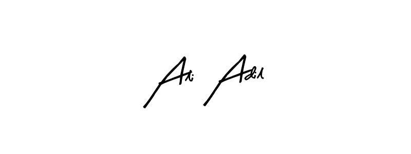 You can use this online signature creator to create a handwritten signature for the name Ali Adil. This is the best online autograph maker. Ali Adil signature style 8 images and pictures png