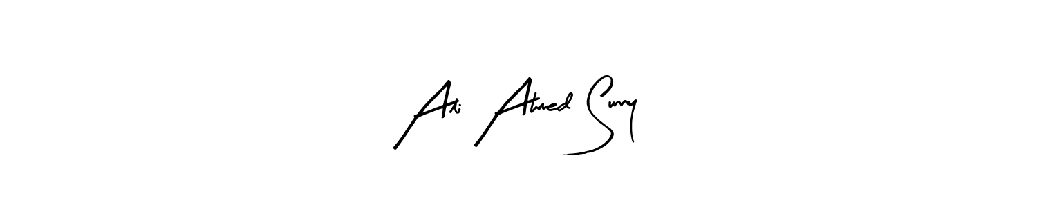 How to make Ali Ahmed Sunny signature? Arty Signature is a professional autograph style. Create handwritten signature for Ali Ahmed Sunny name. Ali Ahmed Sunny signature style 8 images and pictures png