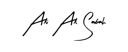 Master the art of signing with Ali Al Sabah written in fluent Arty Signature script. A great template to practice and refine your handwriting. Ali Al Sabah signature style 8 images and pictures png