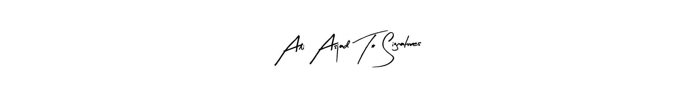 You can use this online signature creator to create a handwritten signature for the name Ali Asjad To Signatures. This is the best online autograph maker. Ali Asjad To Signatures signature style 8 images and pictures png