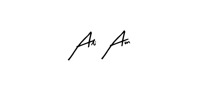 Create a beautiful signature design for name Ali Aun. With this signature (Arty Signature) fonts, you can make a handwritten signature for free. Ali Aun signature style 8 images and pictures png