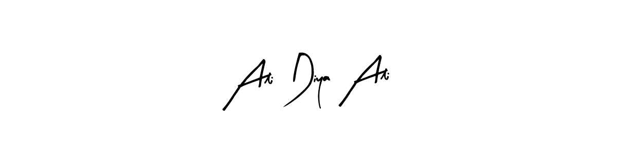 Check out images of Autograph of Ali Diya Ali name. Actor Ali Diya Ali Signature Style. Arty Signature is a professional sign style online. Ali Diya Ali signature style 8 images and pictures png