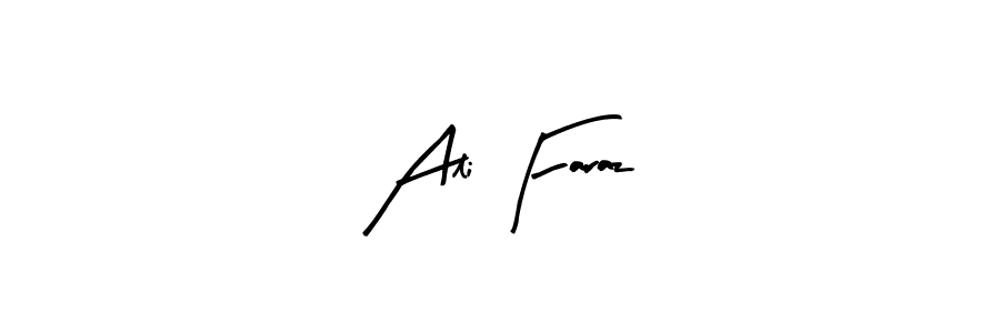 Create a beautiful signature design for name Ali Faraz. With this signature (Arty Signature) fonts, you can make a handwritten signature for free. Ali Faraz signature style 8 images and pictures png