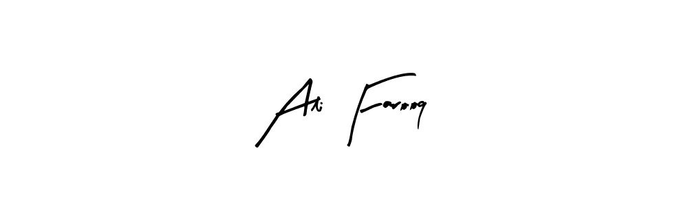 How to make Ali Farooq signature? Arty Signature is a professional autograph style. Create handwritten signature for Ali Farooq name. Ali Farooq signature style 8 images and pictures png