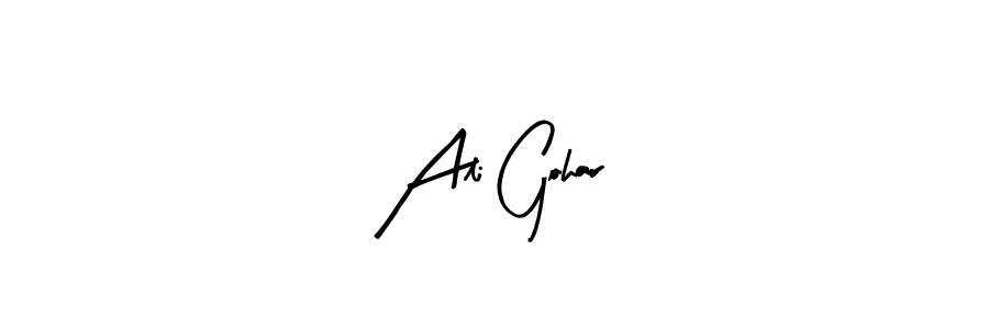 How to Draw Ali Gohar signature style? Arty Signature is a latest design signature styles for name Ali Gohar. Ali Gohar signature style 8 images and pictures png