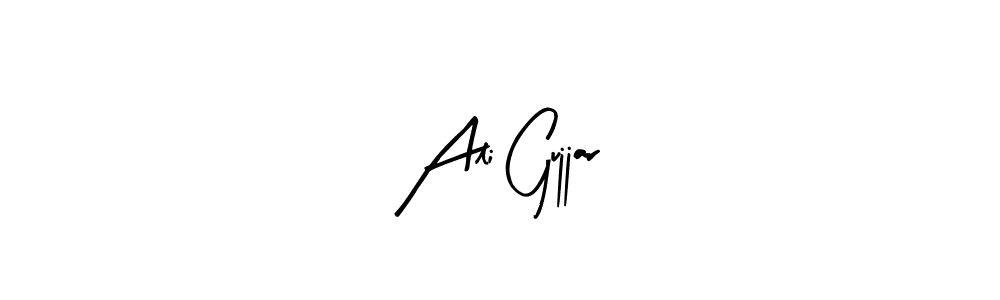 Use a signature maker to create a handwritten signature online. With this signature software, you can design (Arty Signature) your own signature for name Ali Gujjar. Ali Gujjar signature style 8 images and pictures png