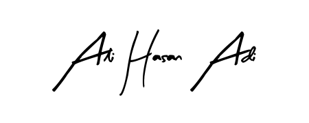 Ali Hasan Adi stylish signature style. Best Handwritten Sign (Arty Signature) for my name. Handwritten Signature Collection Ideas for my name Ali Hasan Adi. Ali Hasan Adi signature style 8 images and pictures png
