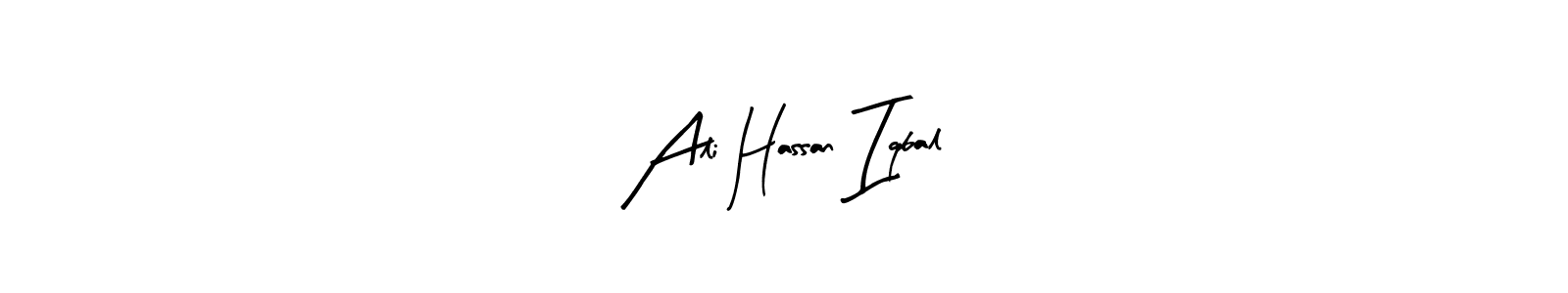 Make a beautiful signature design for name Ali Hassan Iqbal. Use this online signature maker to create a handwritten signature for free. Ali Hassan Iqbal signature style 8 images and pictures png