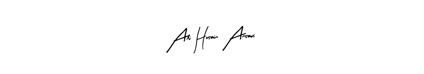 You can use this online signature creator to create a handwritten signature for the name Ali Husain Ansari. This is the best online autograph maker. Ali Husain Ansari signature style 8 images and pictures png