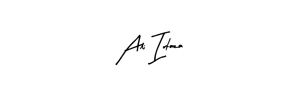 The best way (Arty Signature) to make a short signature is to pick only two or three words in your name. The name Ali Irtaza include a total of six letters. For converting this name. Ali Irtaza signature style 8 images and pictures png