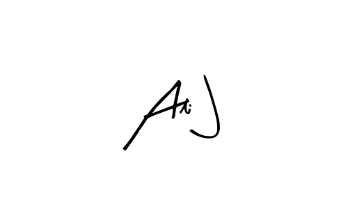 It looks lik you need a new signature style for name Ali J. Design unique handwritten (Arty Signature) signature with our free signature maker in just a few clicks. Ali J signature style 8 images and pictures png