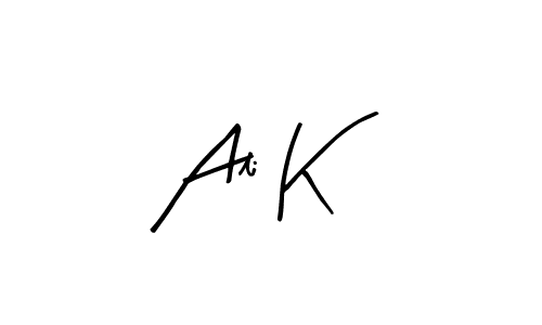 Use a signature maker to create a handwritten signature online. With this signature software, you can design (Arty Signature) your own signature for name Ali K. Ali K signature style 8 images and pictures png