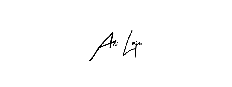 Similarly Arty Signature is the best handwritten signature design. Signature creator online .You can use it as an online autograph creator for name Ali Lajm. Ali Lajm signature style 8 images and pictures png