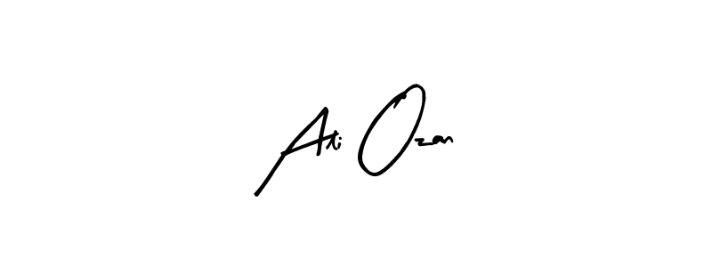 Similarly Arty Signature is the best handwritten signature design. Signature creator online .You can use it as an online autograph creator for name Ali Ozan. Ali Ozan signature style 8 images and pictures png