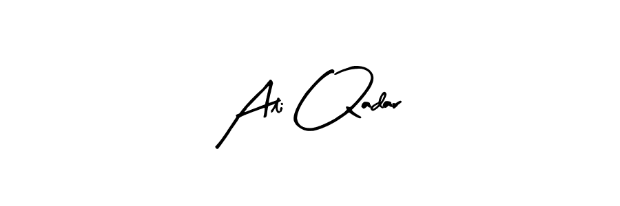Ali Qadar stylish signature style. Best Handwritten Sign (Arty Signature) for my name. Handwritten Signature Collection Ideas for my name Ali Qadar. Ali Qadar signature style 8 images and pictures png
