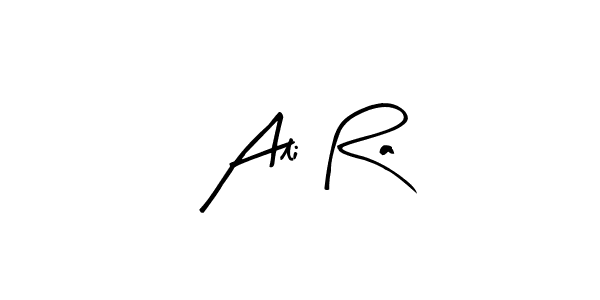 How to make Ali Ra name signature. Use Arty Signature style for creating short signs online. This is the latest handwritten sign. Ali Ra signature style 8 images and pictures png