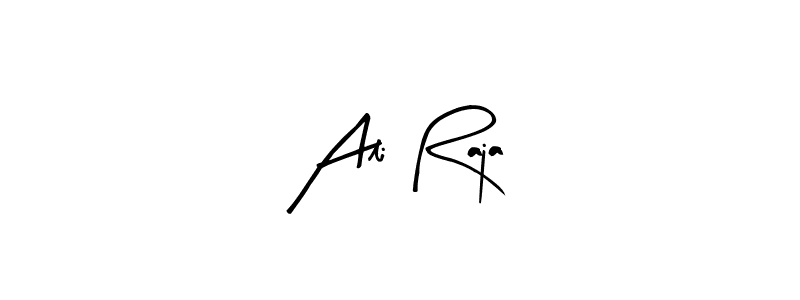 Design your own signature with our free online signature maker. With this signature software, you can create a handwritten (Arty Signature) signature for name Ali Raja. Ali Raja signature style 8 images and pictures png