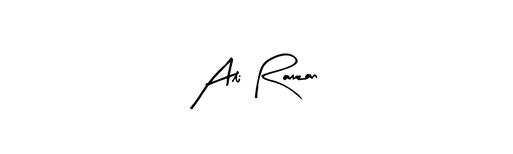 Use a signature maker to create a handwritten signature online. With this signature software, you can design (Arty Signature) your own signature for name Ali Ramzan. Ali Ramzan signature style 8 images and pictures png