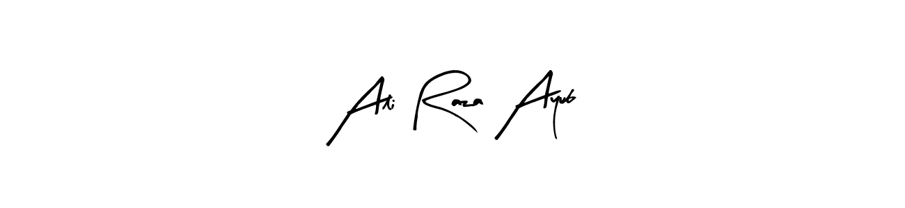 It looks lik you need a new signature style for name Ali Raza Ayub. Design unique handwritten (Arty Signature) signature with our free signature maker in just a few clicks. Ali Raza Ayub signature style 8 images and pictures png