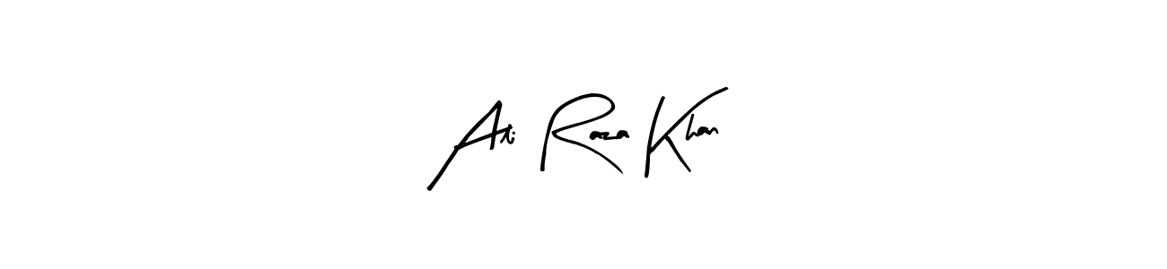 Create a beautiful signature design for name Ali Raza Khan. With this signature (Arty Signature) fonts, you can make a handwritten signature for free. Ali Raza Khan signature style 8 images and pictures png