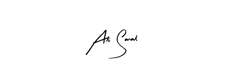 Once you've used our free online signature maker to create your best signature Arty Signature style, it's time to enjoy all of the benefits that Ali Sanal name signing documents. Ali Sanal signature style 8 images and pictures png
