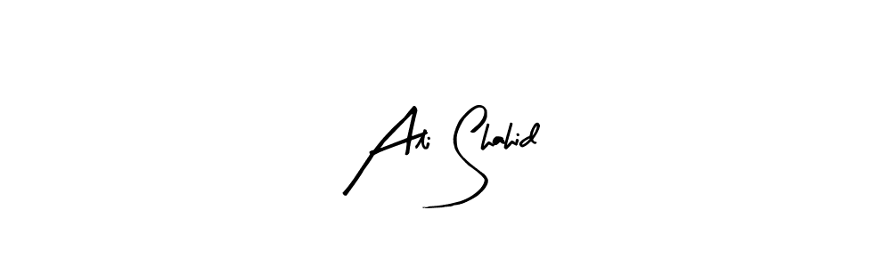 Make a beautiful signature design for name Ali Shahid. With this signature (Arty Signature) style, you can create a handwritten signature for free. Ali Shahid signature style 8 images and pictures png