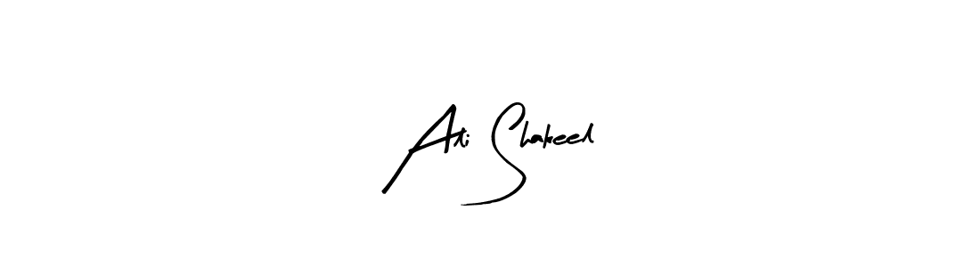How to Draw Ali Shakeel signature style? Arty Signature is a latest design signature styles for name Ali Shakeel. Ali Shakeel signature style 8 images and pictures png