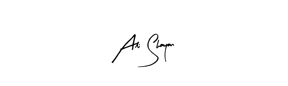 Create a beautiful signature design for name Ali Shayan. With this signature (Arty Signature) fonts, you can make a handwritten signature for free. Ali Shayan signature style 8 images and pictures png