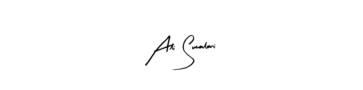 How to make Ali Sumalani signature? Arty Signature is a professional autograph style. Create handwritten signature for Ali Sumalani name. Ali Sumalani signature style 8 images and pictures png