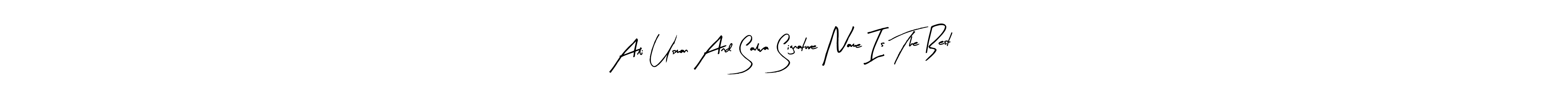 Also we have Ali Usman And Salva Signature Name Is The Best name is the best signature style. Create professional handwritten signature collection using Arty Signature autograph style. Ali Usman And Salva Signature Name Is The Best signature style 8 images and pictures png