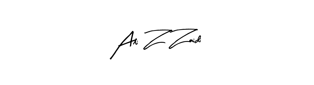 Similarly Arty Signature is the best handwritten signature design. Signature creator online .You can use it as an online autograph creator for name Ali Z Zaidi. Ali Z Zaidi signature style 8 images and pictures png