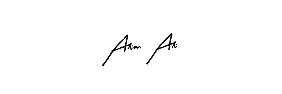 See photos of Alian Ali official signature by Spectra . Check more albums & portfolios. Read reviews & check more about Arty Signature font. Alian Ali signature style 8 images and pictures png