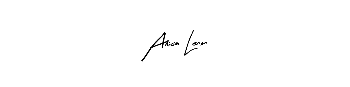 Also we have Alicia Lenon name is the best signature style. Create professional handwritten signature collection using Arty Signature autograph style. Alicia Lenon signature style 8 images and pictures png