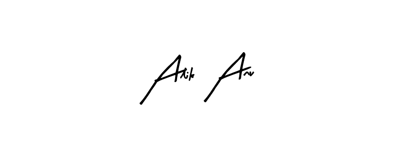 Best and Professional Signature Style for Alik Anu. Arty Signature Best Signature Style Collection. Alik Anu signature style 8 images and pictures png