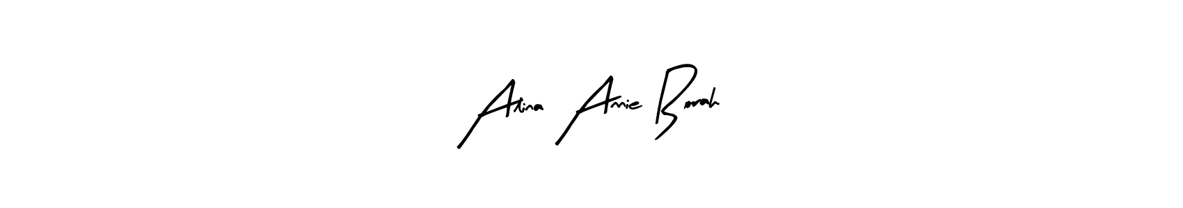 Make a beautiful signature design for name Alina Annie Borah. Use this online signature maker to create a handwritten signature for free. Alina Annie Borah signature style 8 images and pictures png