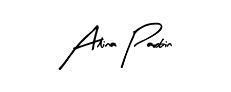 Also we have Alina Parbin name is the best signature style. Create professional handwritten signature collection using Arty Signature autograph style. Alina Parbin signature style 8 images and pictures png