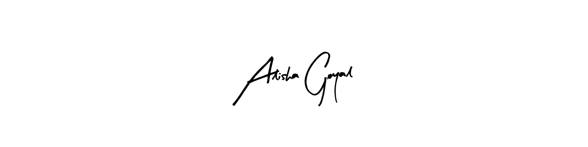 How to Draw Alisha Goyal signature style? Arty Signature is a latest design signature styles for name Alisha Goyal. Alisha Goyal signature style 8 images and pictures png